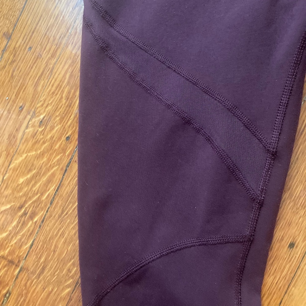 Lululemon High Times Pant (Wrap Mesh) in Bordeaux - Picture 6 of 9